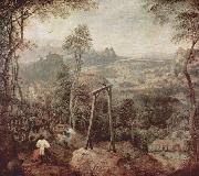 Pieter Bruegel the Elder Painting of a gallow oil painting reproduction